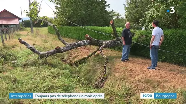 Saône-et-Loire : un mois après les intempéries, des habitants sont toujours sans téléphone