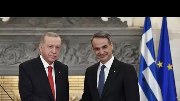 Grèce-Turquie : Recep Tayyip Erdogan reçoit Kyriakos Mitsotakis à Ankara