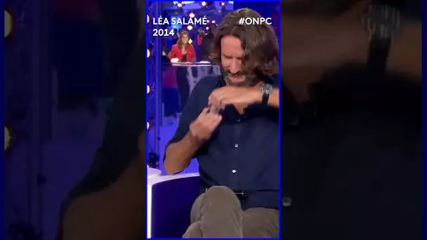 Face aux critiques de Léa Salamé, Beigbeder se réfugie dans l'alcool... 🤣 #onpc #shorts