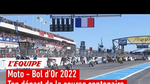 Le départ de la course a été donné - Moto - Bol d'Or