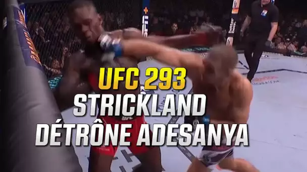 Résumé / UFC 293 : Strickland fait tomber Adesanya et devient champion des poids moyens