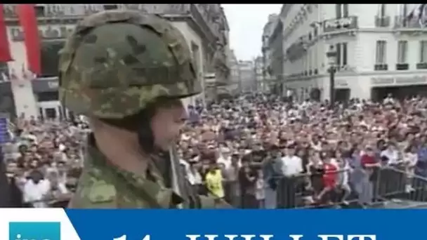 Défilé du 14 Juillet à bord d'un char allemand - Archive vidéo INA