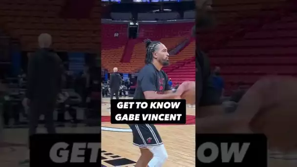 Get to know Miami Heat guard Gabe Vincent 🔥