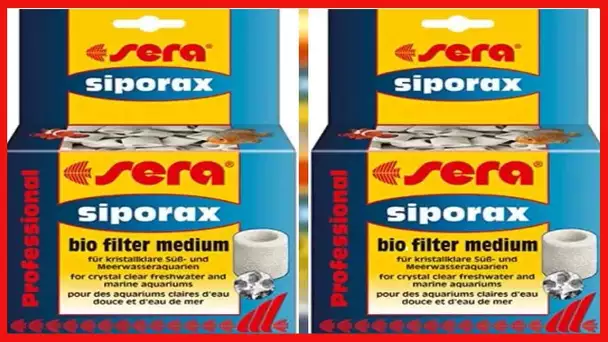 Sera Siporax Professional 15 mm 500 mL, 5.1 oz. Aquarium Filter Accessories