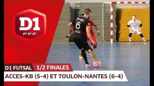 D1 Futsal, 1/2 finales : Acces FC - KB (5-4) et Toulon-Nantes (6-4), le résumé I FFF 2018-2019