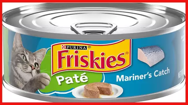 Purina Friskies Pate Wet Cat Food, Mariner's Catch - (24) 5.5 oz. Cans