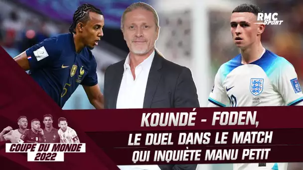 France - Angleterre : Koundé - Foden, le duel dans le match qui inquiète Manu Petit