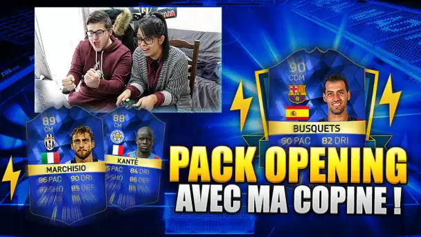 FIFA 16 - PACK OPENING TOTS AVEC MA COPINE !