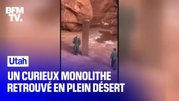 Un mystérieux monolithe en métal a été retrouvé en plein milieu du désert de l'Utah