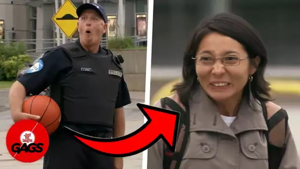 Elle a défié l'officier à un 1 contre 1... | Juste Pour Rire les Gags