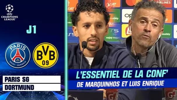 PSG - Dortmund : Marquinhos et Luis Enrique en conf', le best of'