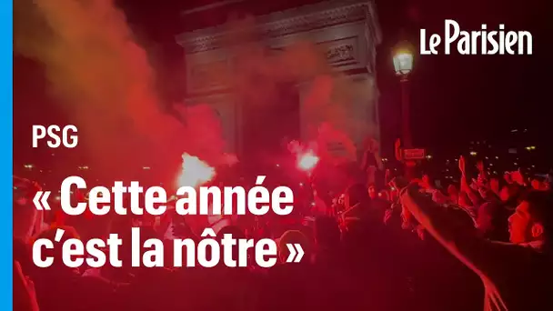 Les supporters du PSG envahissent les Champs après la « remontée » contre le Barça