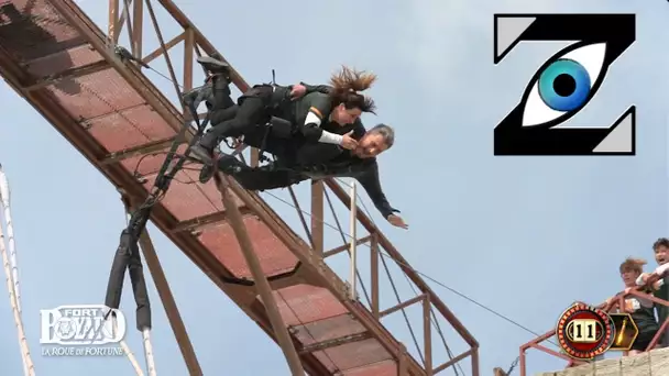 [Zap Télé] Olivier Minne se jette dans le vide avec Laetitia Milot dans Fort Boyard ! (04/09/23)