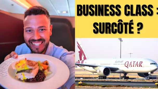 Je teste la MEILLEURE BUSINESS CLASS du MONDE 2021 : QATAR AIRWAYS! VLOG 1319