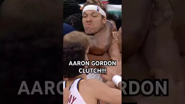 AARON GORDON GO AHEAD THREE! DENVER TAKES GAME 1!