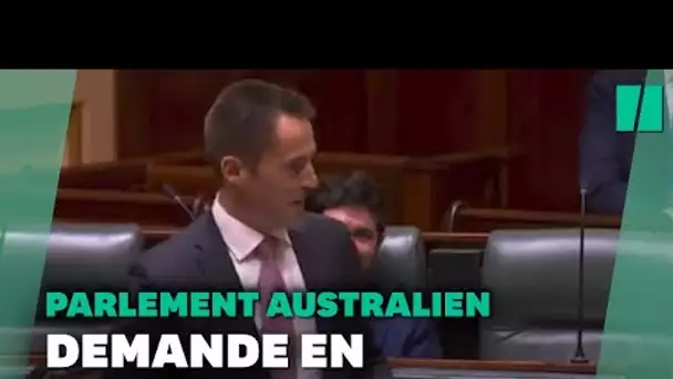 Un député australien fait sa demande en mariage au Parlement
