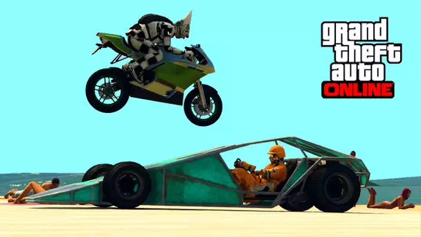 BUGGY RAMPE vs MOTO