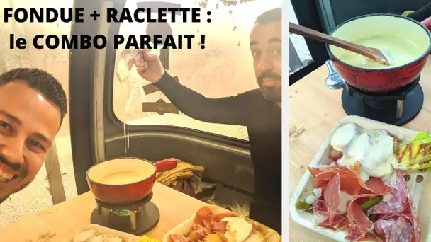 FONDUE et RACLETTE : les 2 en même temps! - VLOG #942