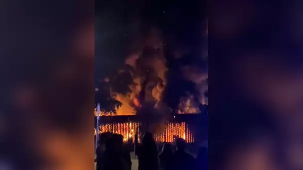 HEC touchée par un violent incendie dans la nuit