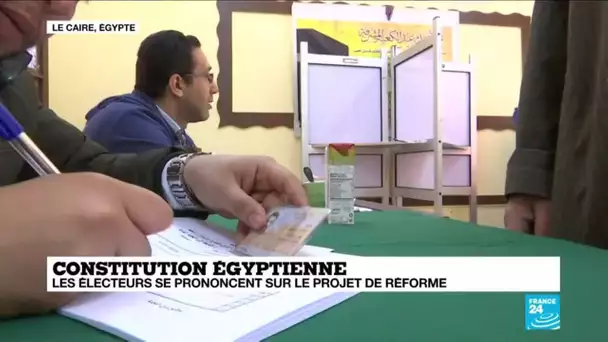 Les électeurs égyptiens se prononcent sur le projet de réforme