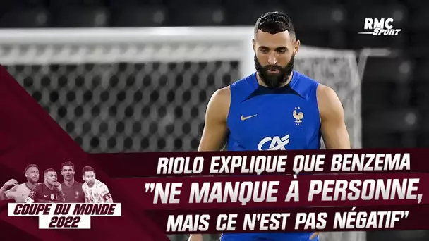 Équipe de France : "Benzema ne manque à personne mais ce n'est pas négatif" juge Riolo