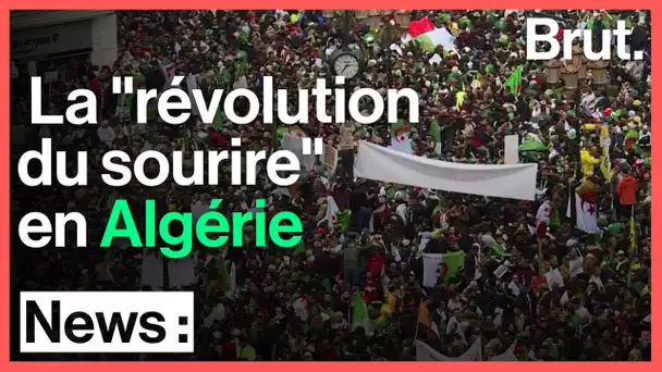 La 'révolution  du sourire'  en Algérie