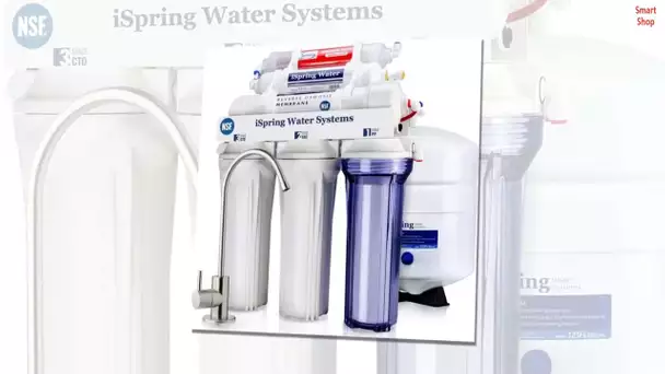 iSpring RCC7AK, NSF Certified 75 GPD, 6-Stage Reverse Osmosis System, RO Water Filter System