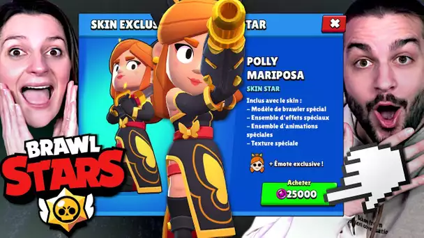 ON DEBLOQUE LE NOUVEAU SKIN GRATUIT DE POLLY SUR BRAWL STARS !