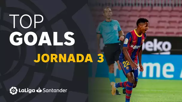 Todos los goles de la Jornada 03 de LaLiga Santander 2020/2021