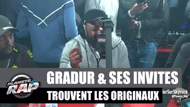 Gradur & ses invités - Blind test trouvent les originaux #PlanèteRap