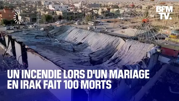Irak: un incendie s’est déclenché en plein mariage, faisant 100 morts et 150 blessés