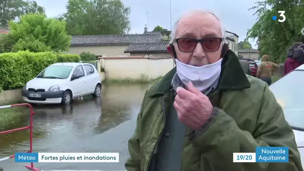 Inondations en Gironde après le passage d'une perturbation pluvieuse très active