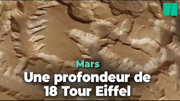 Sur Mars, le Grand Canyon version XXL