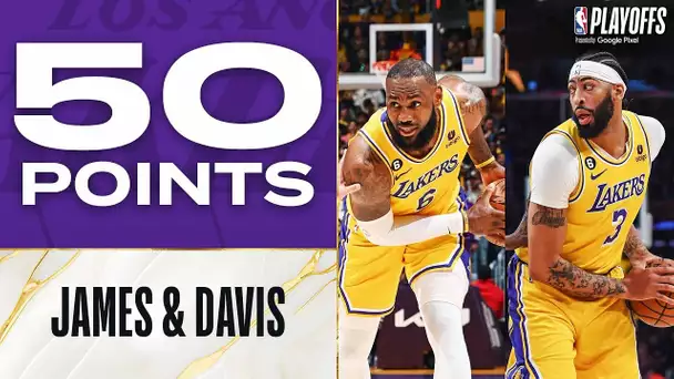 LeBron James  (27 PTS) & Anthony Davis (23 PTS) Combine For 50 Points In Game 4 W! | May 8, 2023