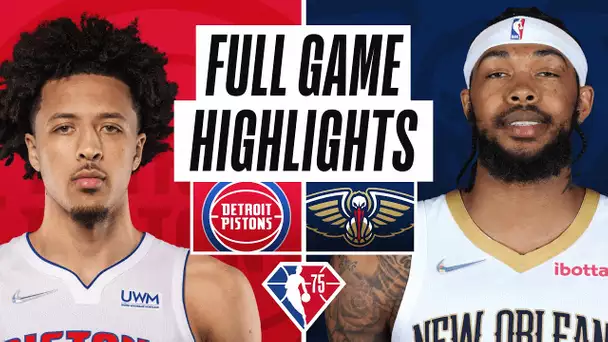 PISTONS at PELICANS | FULL GAME HIGHLIGHTS | December 10, 2021