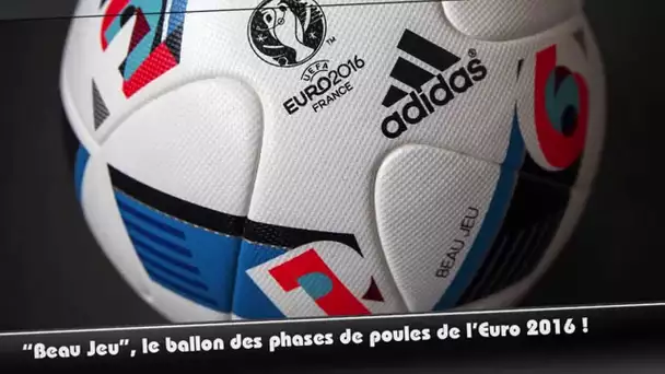 "Beau jeu", le ballon pour l'Euro 2016 dévoilé !