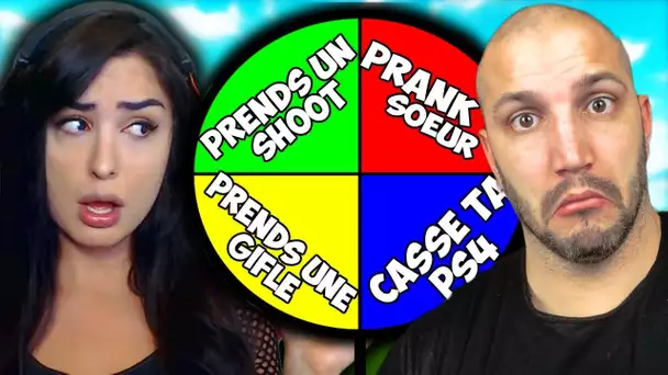 MYSTERY WHEEL CHALLENGE EN COUPLE !