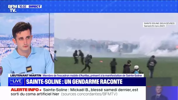 "Zone de guerre", "je me suis dit 'ils vont me tuer'": ce gendarme présent à Sainte-Soline témoigne