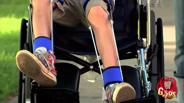 Enfant handicapé peut marcher!!