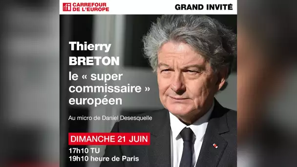 Thierry Breton : Invité de l'émission Carrefour de l'Europe
