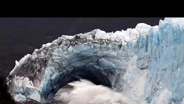 L&#039;arche du glacier Perito Moreno s&#039;est rompue