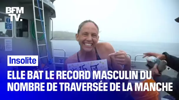 Chloë McCardel est la 2e femme à battre le record masculin du nombre de traversées de la Manche