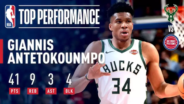 Giannis Posts PLAYOFF CAREER-HIGH 41 Points in Close-Out | April 22, 2019
