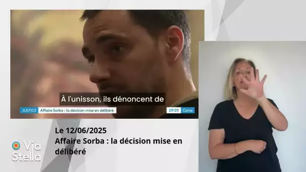 11.06.2025 Affaire Sorba : la décision mise en délibéré