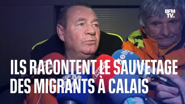 Ils racontent le sauvetage en mer des migrants à Calais
