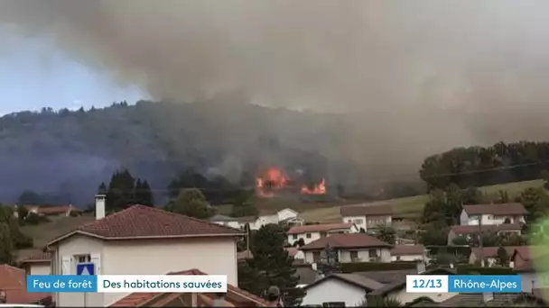 Incendie à Béard-Géovreissiat (Ain)