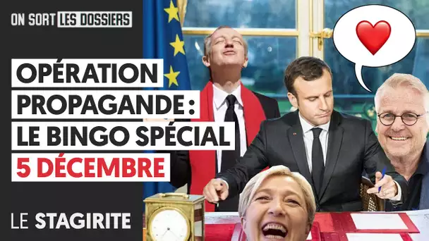 OPÉRATION PROPAGANDE : LE BINGO SPÉCIAL DU 5 DÉCEMBRE