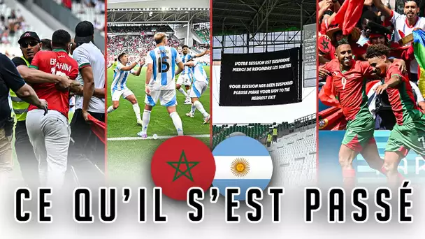 Maroc-Argentine : Pétards, chaos... Ils font SUSPENDRE le MATCH pendant 2 HEURES !
