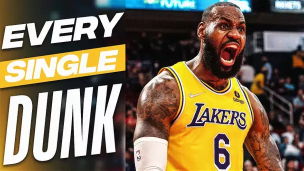 Over 1 Hour of EVERY LeBron James' Dunk As A Laker…So Far! 👀🔥