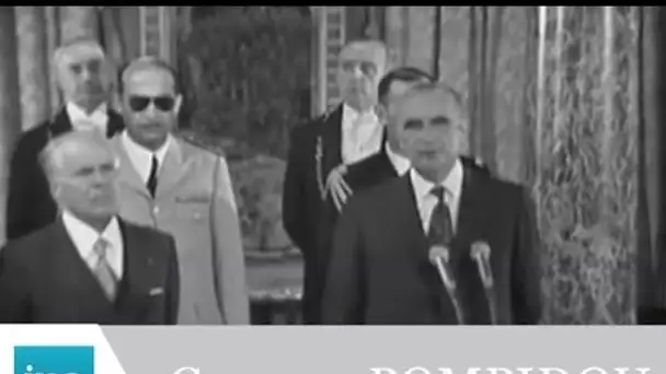 Georges Pompidou reçoit Habib Bourguiba à l'Elysée - Archive vidéo INA